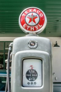 antique gas tank